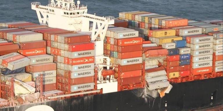 MSC Zoe, eines der grössten Containerschiffe der Welt, verliert 270 Container
